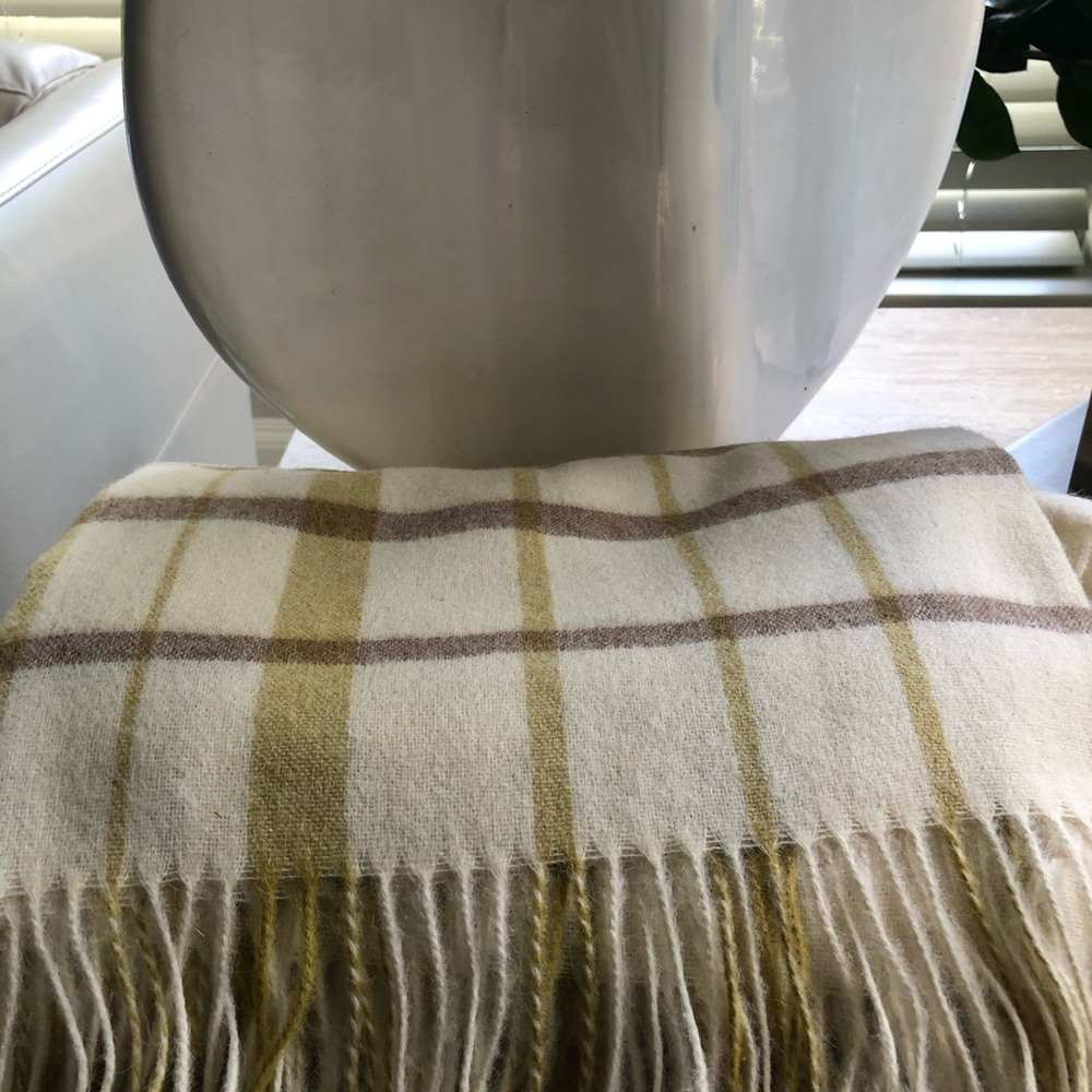 ELVANG Denmark 100% Baby Alpaca Stripes Throw Blanket - NWT